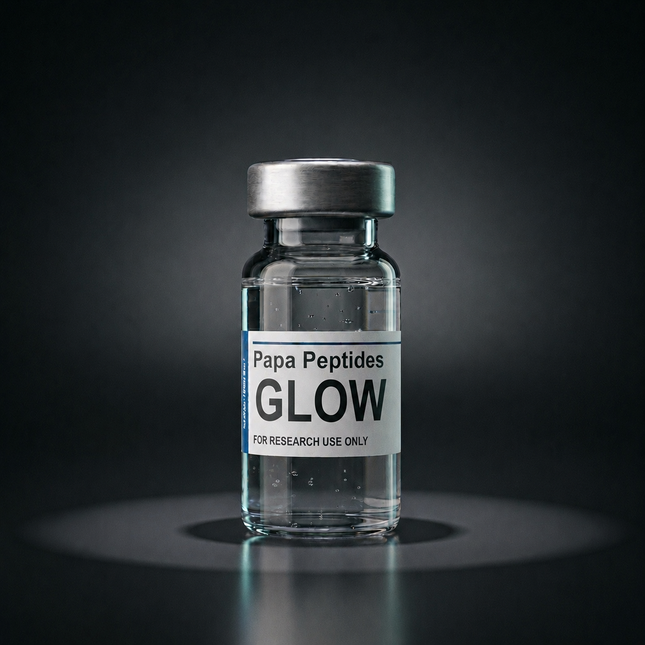 Glow research vial