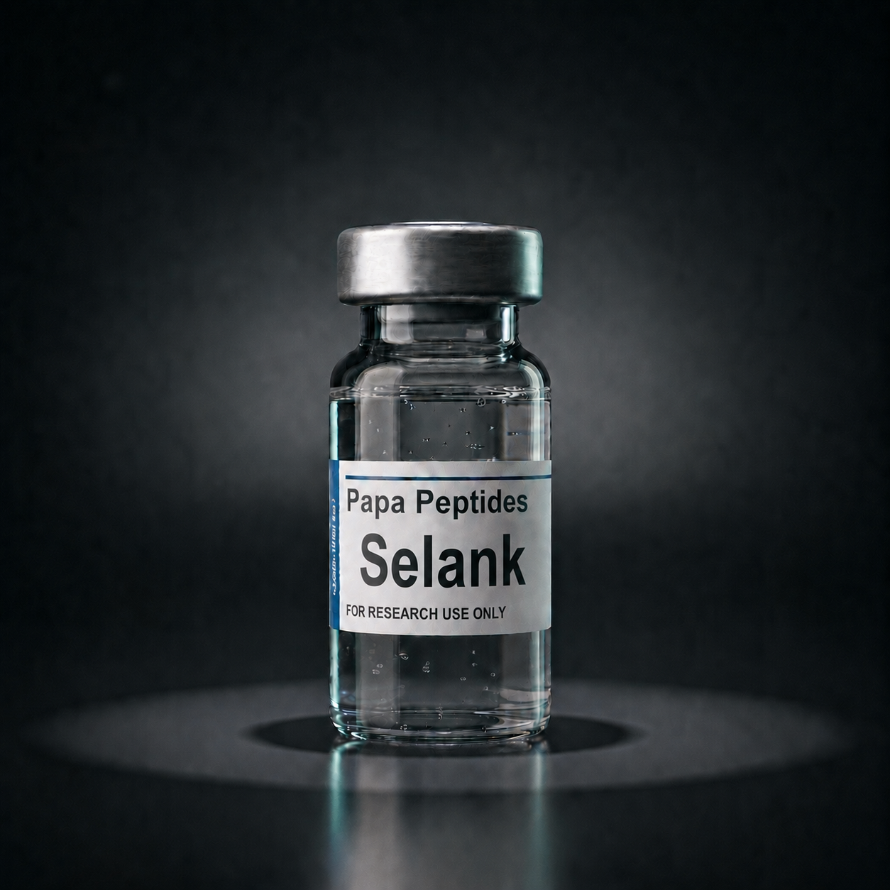 Selank research vial