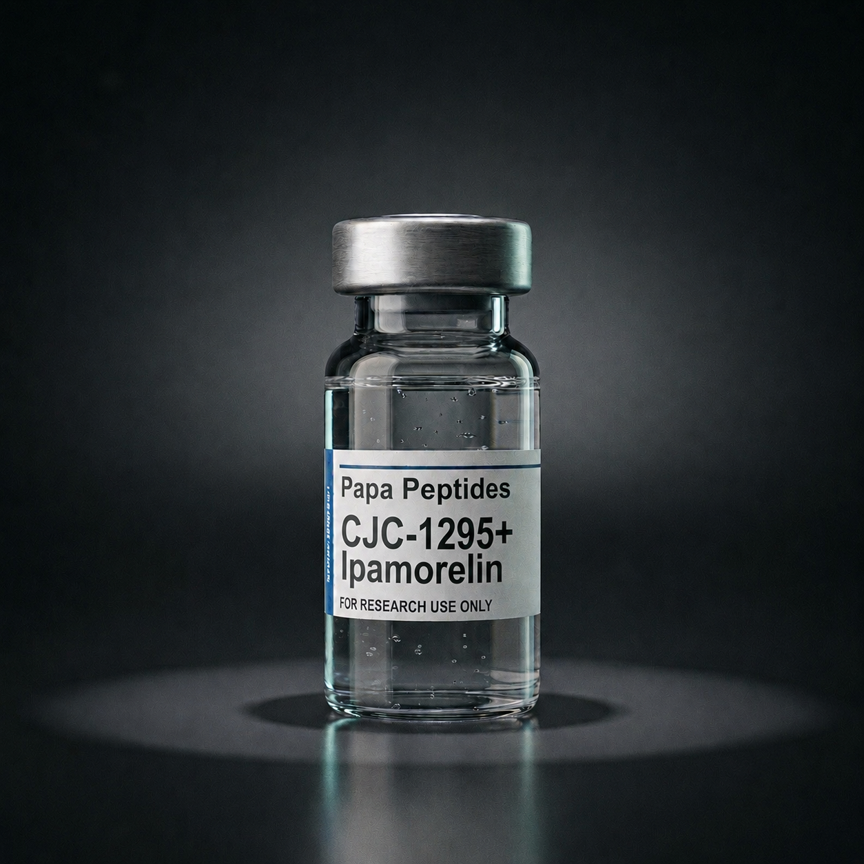 CJC-1295 + Ipamorelin research vial